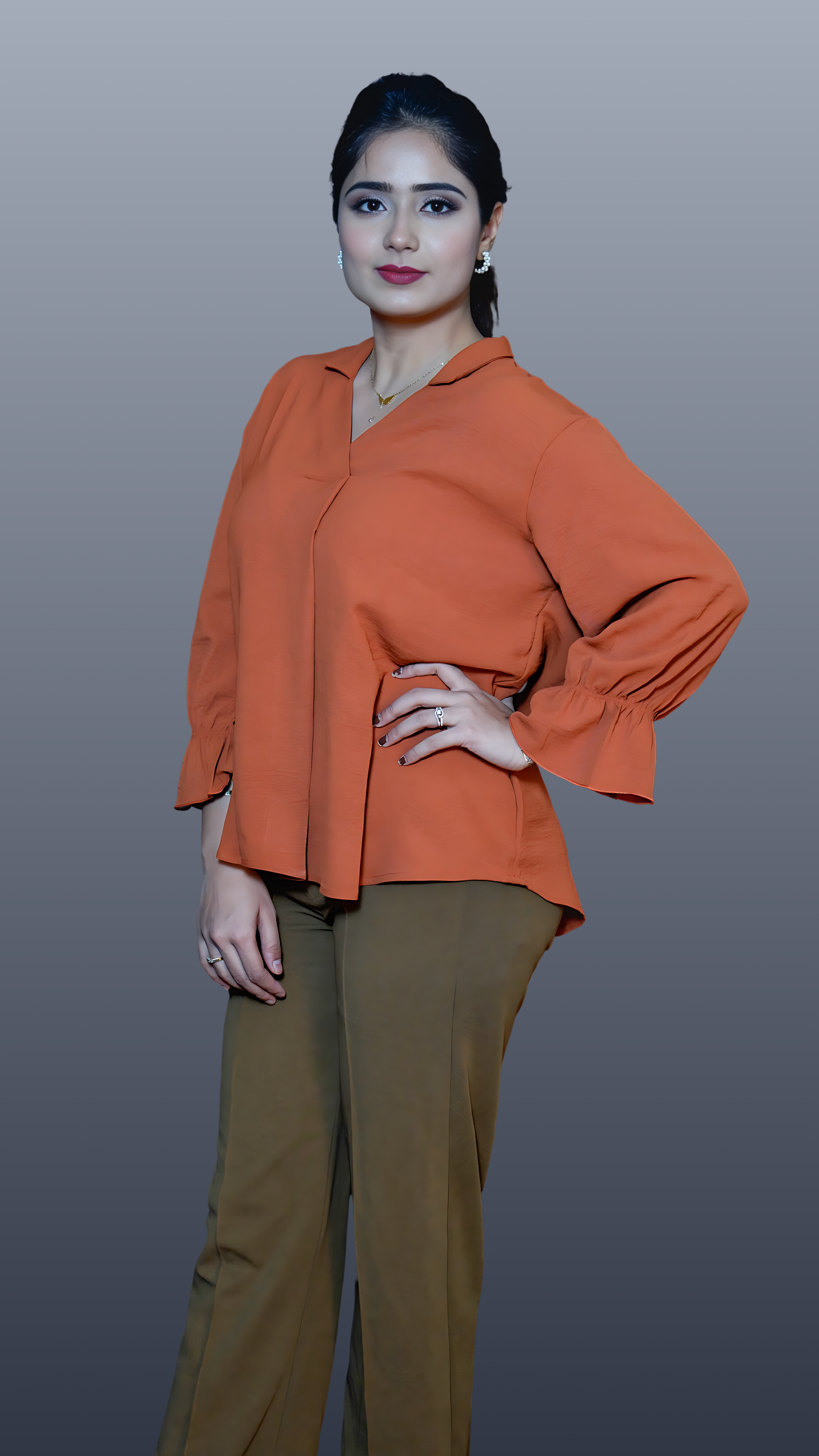 Chic Taupe Comfort Shirt – Office & Casual Wear