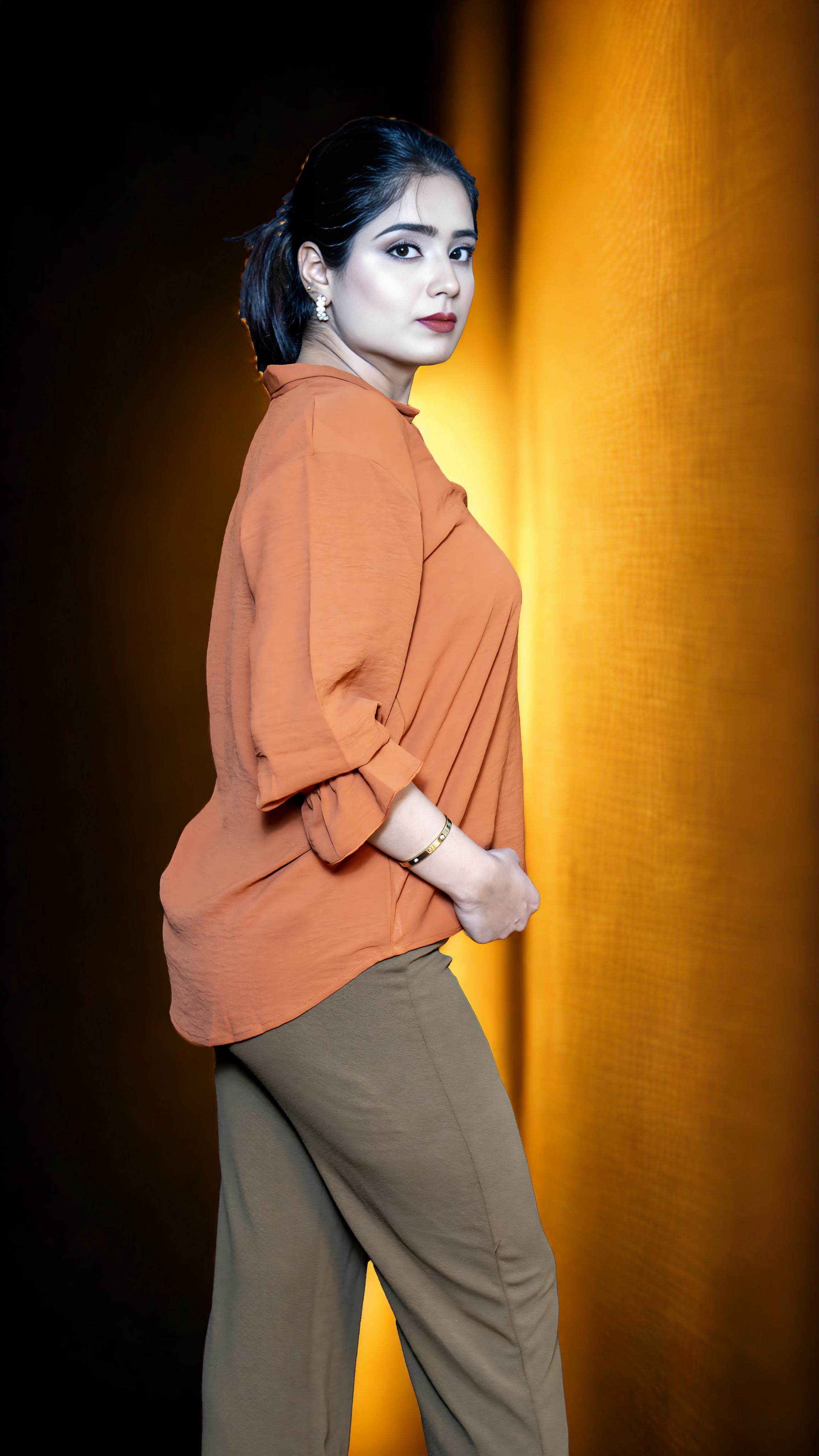 Chic Taupe Comfort Shirt – Office & Casual Wear