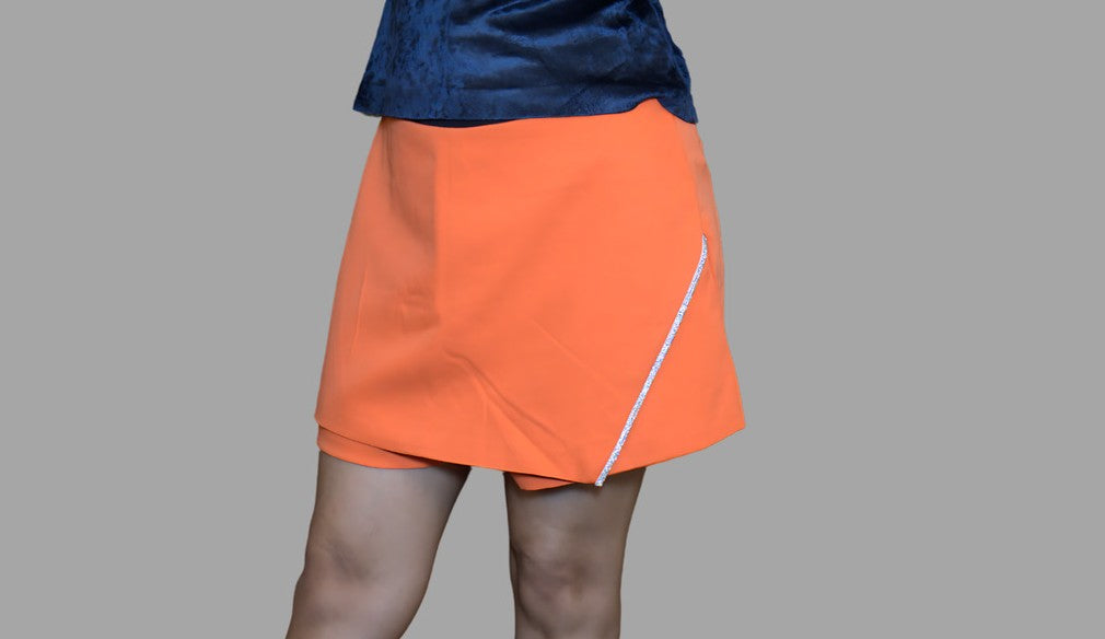 Designer Rhinestone Skorts
