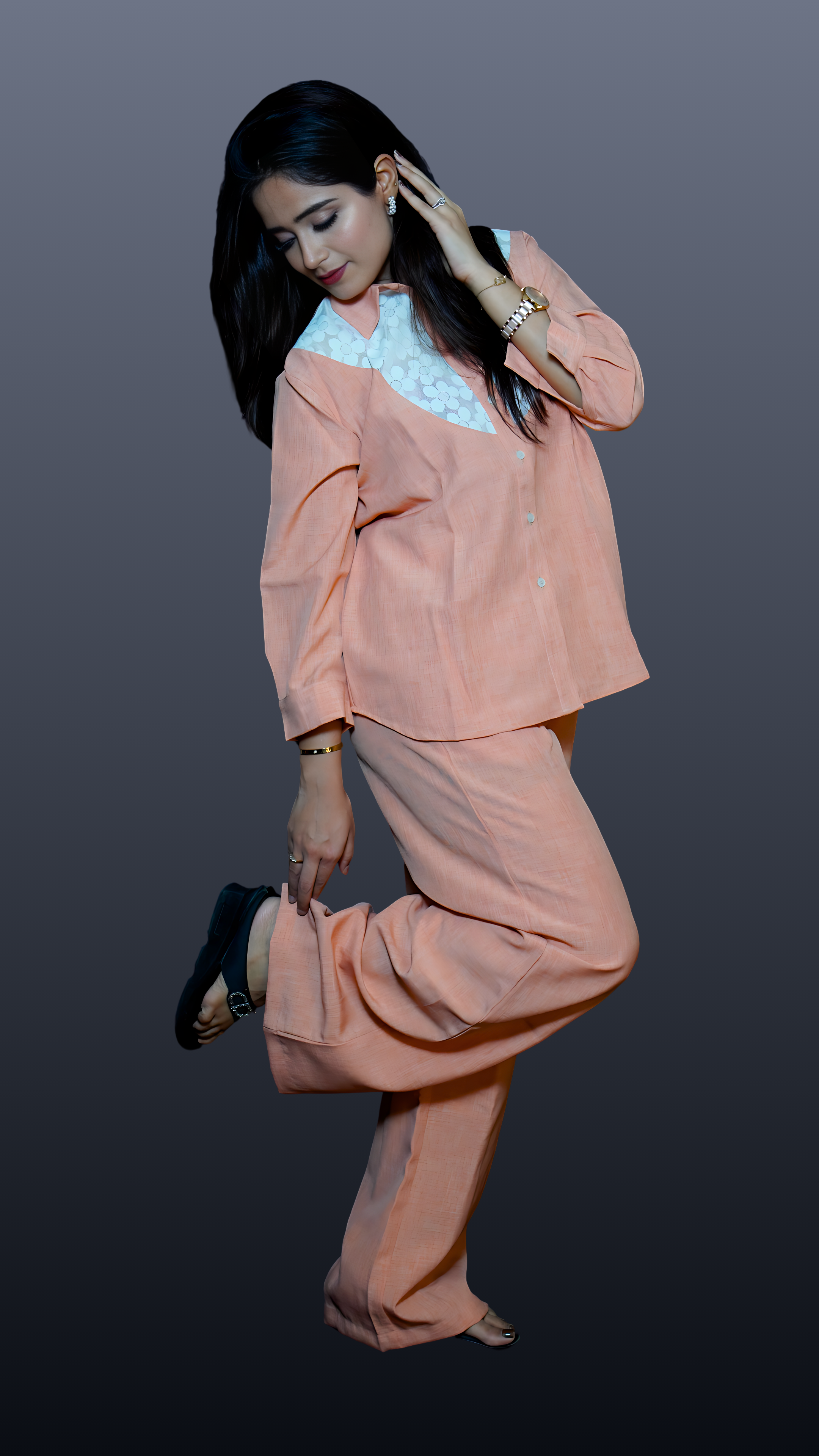 Orange Blossom Luxe Co-ord Set