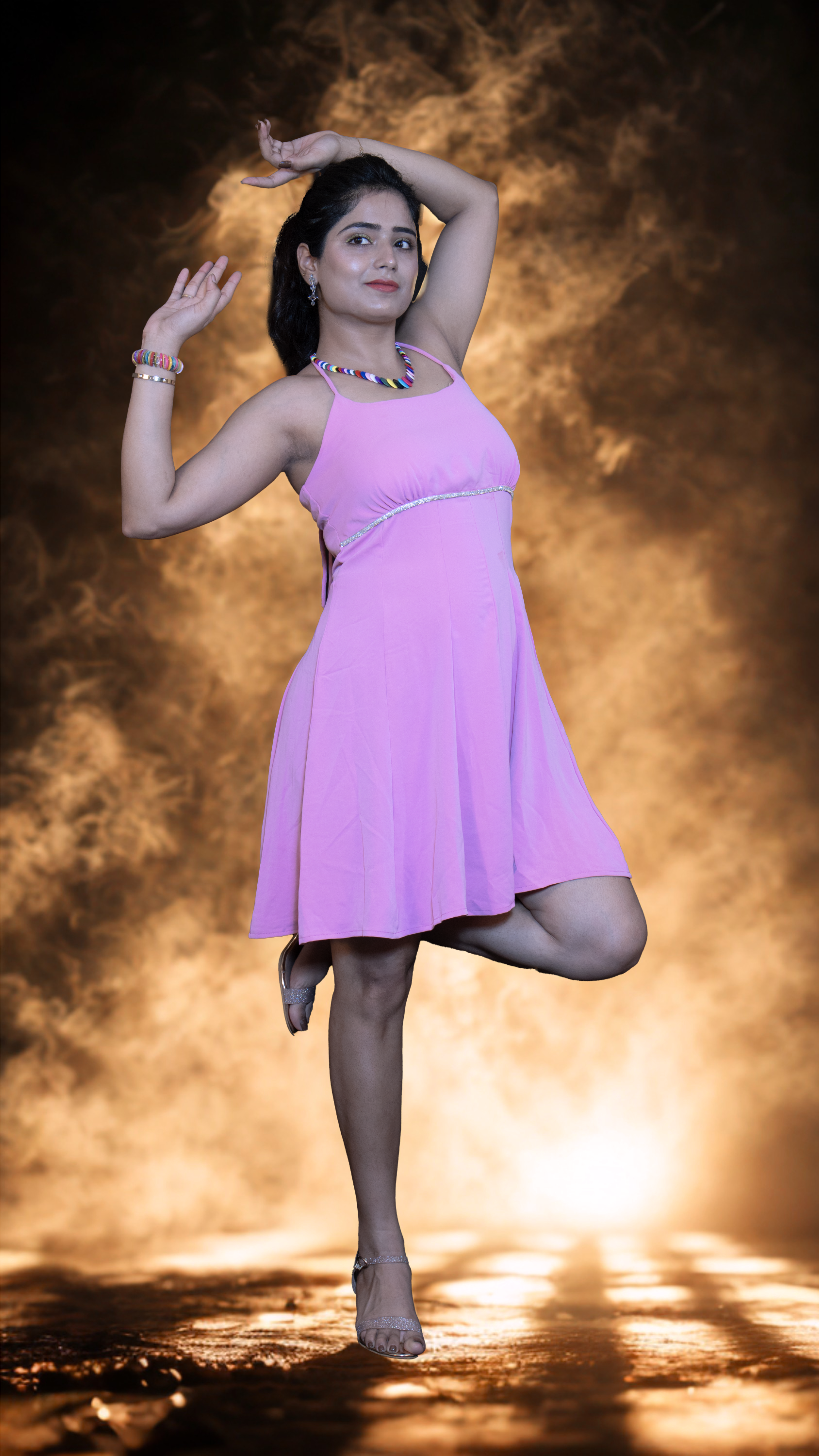 Soft Grace A-Line Mini Dress